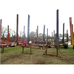 2005 PITTS LOG TRAILER, VIN/SN:PE9LT40T35P950034 - T/A, 4 BOLSTER, 11R22.5 TIRES