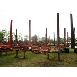 1992 KENT LOG TRAILER; VIN/SN:1K93H4028NF023049 -T/A, 4 BOLSTER, 11R22.5 TIRES (PRO-039)