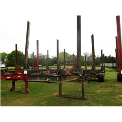 1974 SHOPBUILT LOG TRAILER; VIN/SN:718282 -T/A, 4 BOLSTER, 11R22.5 TIRES (PRO-076) (BILL OF SALE ONL