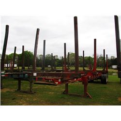 HOMEMADE LOG TRAILER; VIN/SN:MS06HM00500002824 -T/A, 4 BOLSTER, 11R24.5 TIRES (PRO-006)