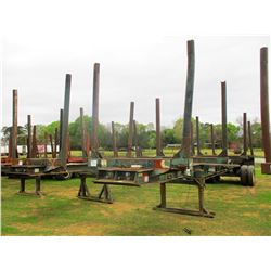 SHOPBUILT LOG TRAILER; VIN/SN:159L4402XT5174135 -T/A, 4 BOLSTER, 11R24.5 TIRES (PRO-048) (BILL OF SA