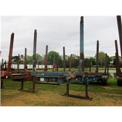 2000 SAVANNAH LOG TRAILER; VIN/SN:1S9LC4028YS343319 -T/A, 4 BOLSTER, 11R24.5 TIRES (PRO-044)