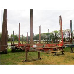 1999 SHOPBUILT LOG TRAILER; VIN/SN:1S9L44022XS174433 -T/A, 4 BOLSTER, 11R24.5 TIRES (PRO-049)