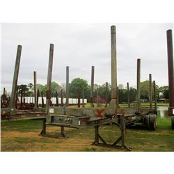 SHOPBUILT LOG TRAILER; VIN/SN:MW9TL36T2MCMW9071 -T/A, 4 BOLSTER, 11R24.5 TIRES (PRO-033) (BILL OF SA
