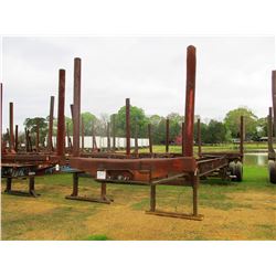 1990 SHOPBUILT LOG TRAILER; VIN/SN:B11110000567 -T/A, 4 BOLSTER, 11R22.5 TIRES (PRO-007)