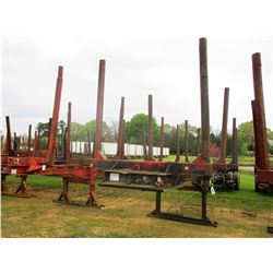 SHOPBUILT LOG TRAILER; VIN/SN:H1149281111100805 -T/A, 4 BOLSTER, 11R22.5 TIRES (PRO-031)