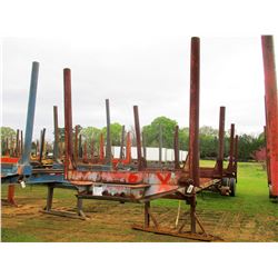 SHOPBUILT LOG TRAILER; VIN/SN:MW9TL38T3SCMW9204 -T/A, 4 BOLSTER, 11R22.5 TIRES (BILL OF SALE ONLY)