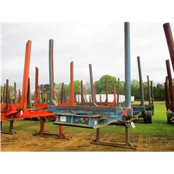 1999 SHOPBUILT LOG TRAILER; VIN/SN:1S9L44028X5174415 -T/A, 4 BOLSTER, 11R22.5 TIRES (PRO-063) (BILL 