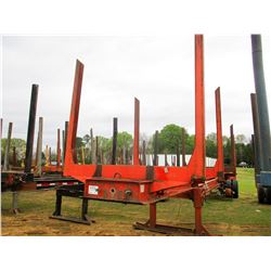 SHOPBUILT LOG TRAILER; VIN/SN:8622222 -T/A, 4 BOLSTER, 11R22.5 TIRES (PRO-071)