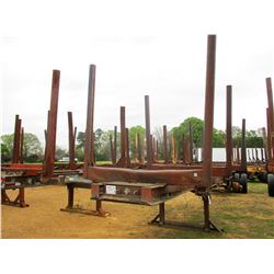 SHOPBUILT LOG TRAILER; VIN/SN:MW9TL38T6NCW9105 -T/A, 4 BOLSTER, 11R22.5 TIRES (PRO-034) (BILL OF SAL