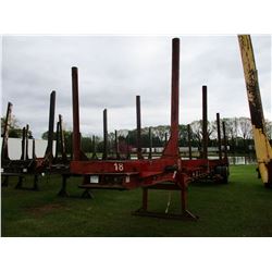 SHOPBUILT LOG TRAILER; VIN/SN:H192588B110000333 -T/A, 4 BOLSTER, 11R22.5 TIRES (PRO-018) (BILL OF SA