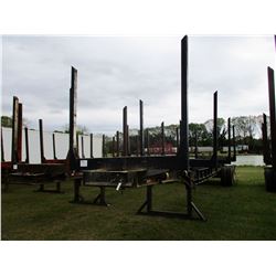 1992 PITTS ST-42 LOG TRAILER, VIN/SN:PE9ST42T3NP575211 - T/A, 4 BOLSTER, 11R24.5 TIRES