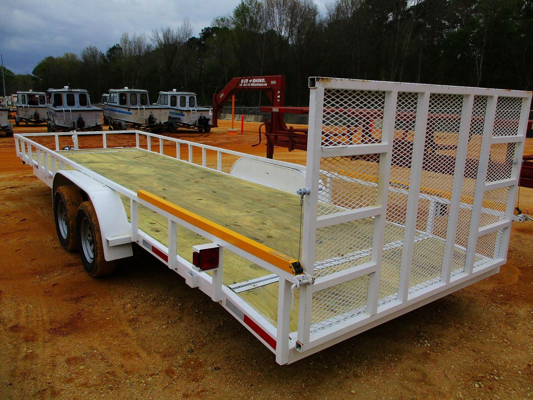 Tag Trailer Ramps TAG TRAILER, - T/A, 7' X 24', 24
