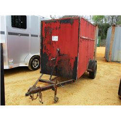 4' X 8' S/A ENCLOSED TRAILER S/N CT489600 (C-1)