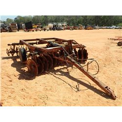 ATHENS 93 DISC HARRROW, VIN/SN:E04377 - PULL TYPE, HYDRAULIC LIFT, 8' WIDTH