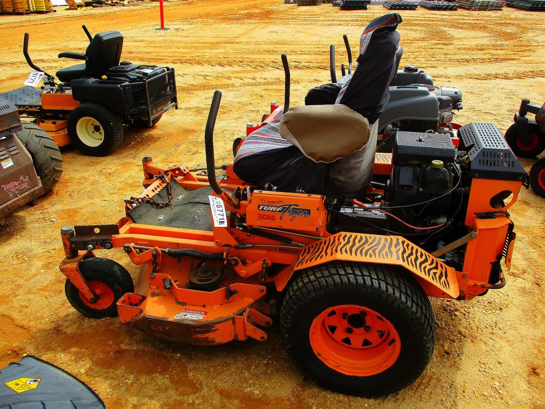 SCAG TURF TIGER ZERO TURN MOWER, (C5) J.M. Wood Auction Company, Inc.