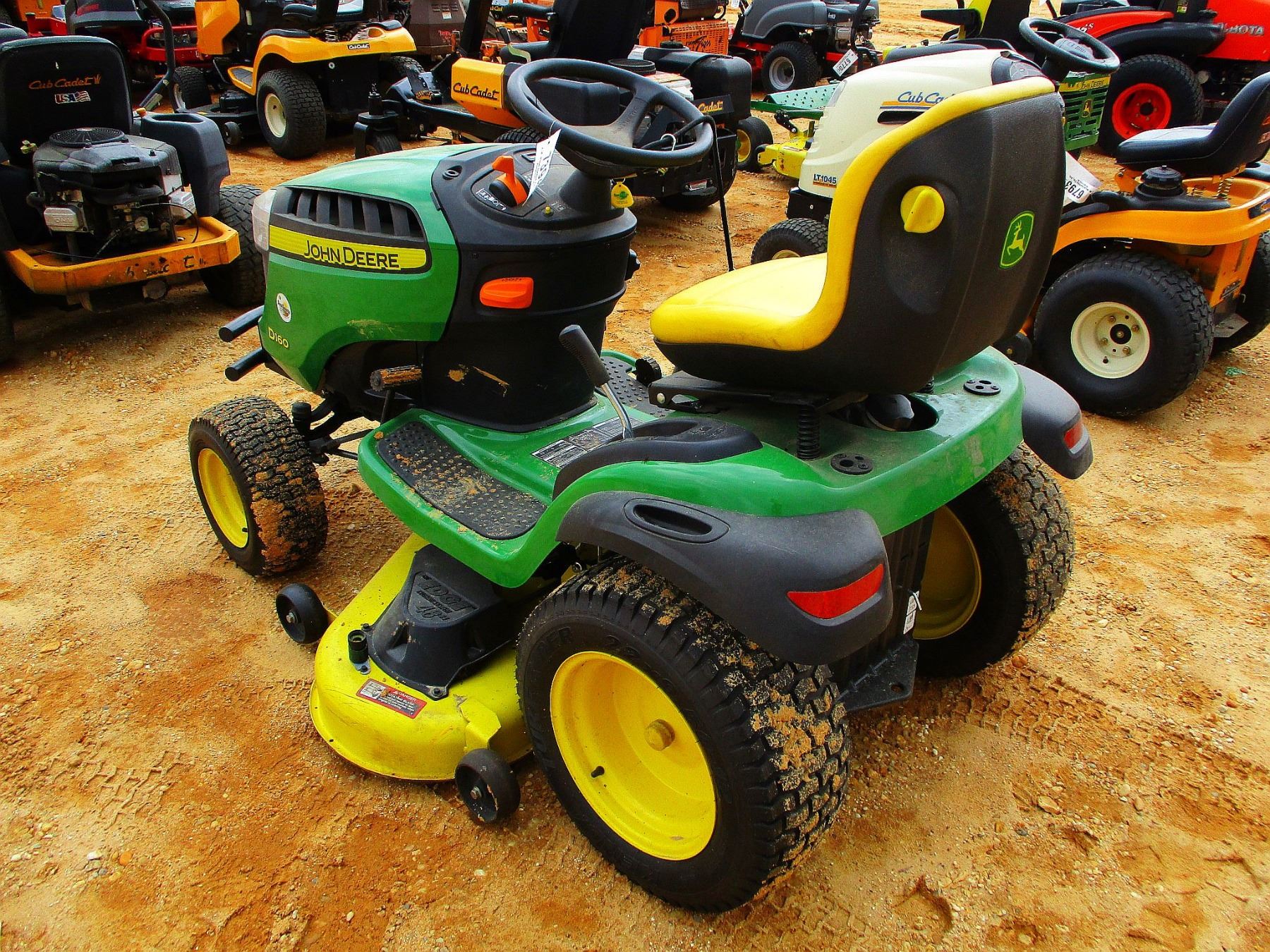 JOHN DEERE D160 RIDING MOWER, (C5) J.M. Wood Auction Company, Inc.