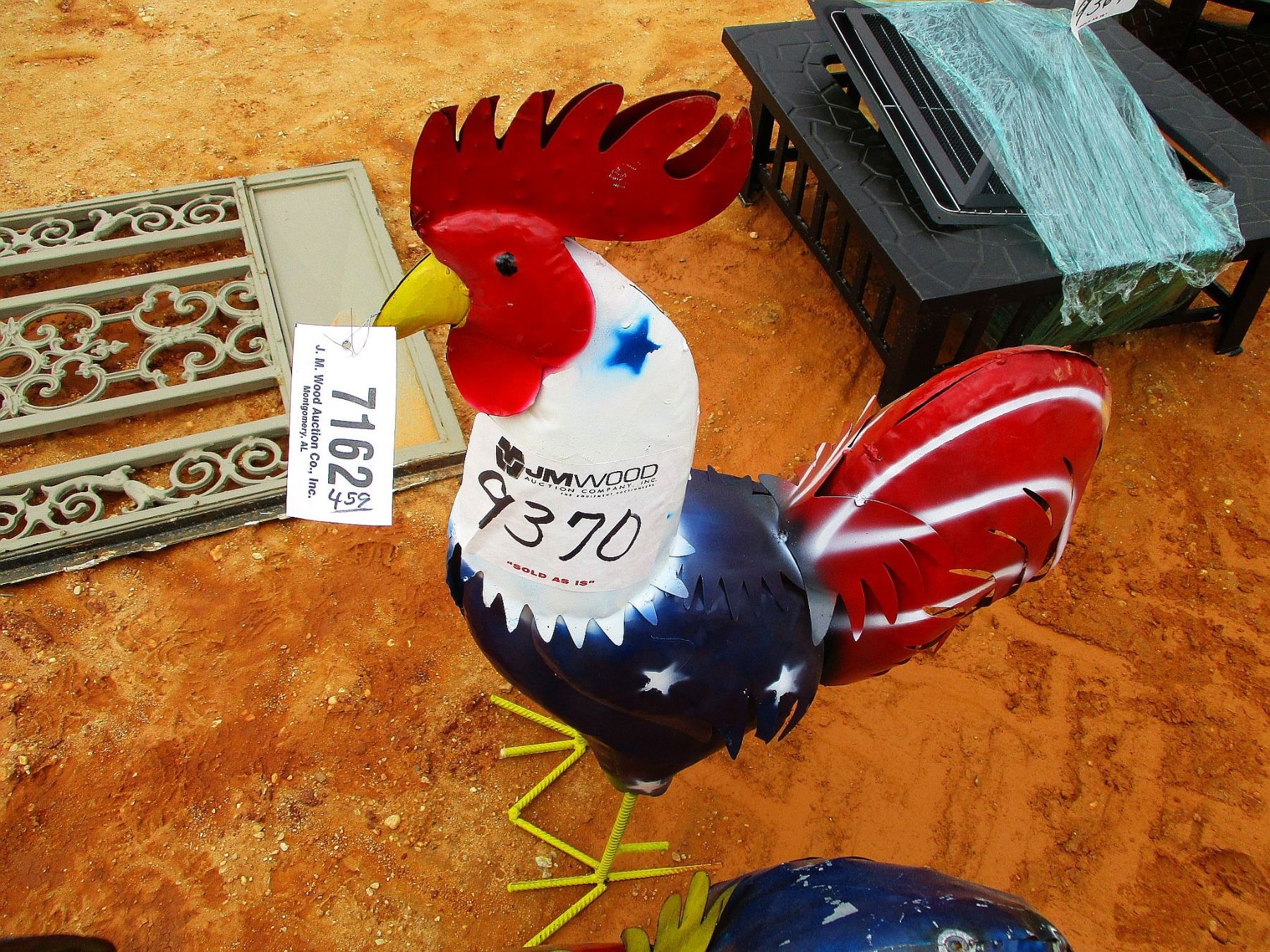 3' METAL ROOSTER (C6)