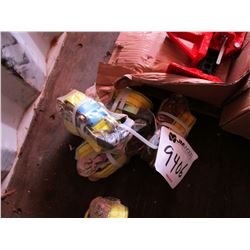 (4) 2" X 20' TIE DOWN RACKET STRAPS