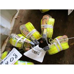 (4) 2" X 20' TIE DOWN RACKET STRAPS