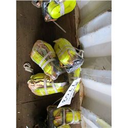 (4) 2" X 20' TIE DOWN RACKET STRAPS