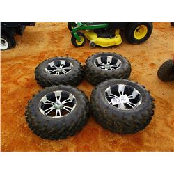 (4) A727 X 11.00-14 TIRES & RIMS (C8)