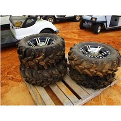 (40 27X9.00R14 TIRES & RIMS