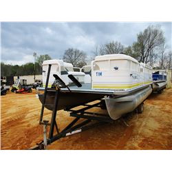 2004 BENTLY PONTOON BOAT, VIN/SN:BNT30199I304 - 20', MASTER RYDE, S/A TRAILER