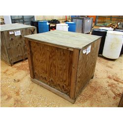 WOOD BOX- 43"W x 48"L x 38" H (C-8)