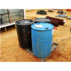 (3) PLASTIC BARRELS (C-8)