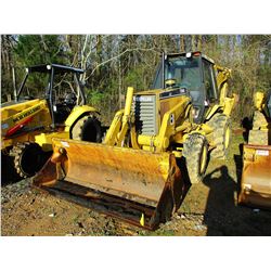 2002 CATERPILLAR 446B BACKHOE, VIN/SN:5BL03106 - 4X4, E-STICK, MP BUCKET, CAB, A/C, METER READING 3,