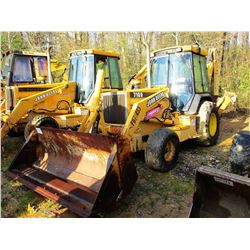 1997 JOHN DEERE 710D LOADER BACKHOE, VIN/SN:826316 - MP BUCKET, CAB, METER READING 6,300 HOURS (COUN