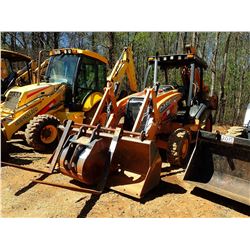 2013 CASE 580SN LOADER BACKHOE, VIN/SN:NJDC585189 - 4X4, BUCKET, FORKS, CANOPY, METER READING 1,200 