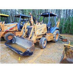 1996 CASE 580L LOADER BACKHOE, VIN/SN:JJG0221563 - BUCKET, E-STICK, CANOPY, METER READING 7,754 HOUR