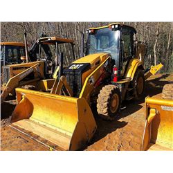 2016 CAT 430F2ST LOADER BACKHOE, VIN/SN:HWE00396 - 4X4, MP BUCKET, E-STICK, CAB, A/C, METER READING 