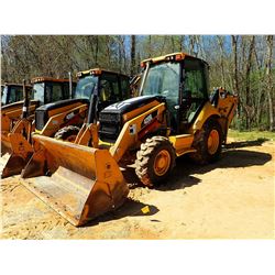 2008 CAT 420E LOADER BACKHOE, VIN/SN:HLS05433 - E STICK, CAB, A/C, METER READING 6,918 HOURS (COUNTY