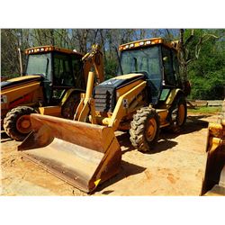 2003 CAT 420D LOADER BACKHOE, VIN/SN:FDP12724 - 4X4, BUCKET, CAB, A/C, METER READING 1,059 HOURS