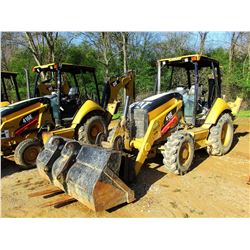 2008 CAT 416E LOADER BACKHOE, VIN/SN:SHA05338 - 4X4, BUCKET, FORKS, COUPLER, E STICK, CANOPY, METER 