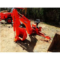 KUBOTA BACKHOE ATTACHMENT BH-92 S/N A6645, FITS TRACTOR 24" BUCKET