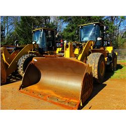 2014 CAT 950K WHEEL LOADER, VIN/SN:R4A02430 - BUCKET, RIDE CONTROL, AUTO LUBE, REAR CAMERA, CAB, A/C