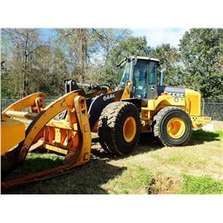 2011 JOHN DEERE 644K WHEEL LOADER, VIN/SN:633036 - WICKER FORKS W/TOP CLAMP, CAB, A/C, 23.5R25 TIRES
