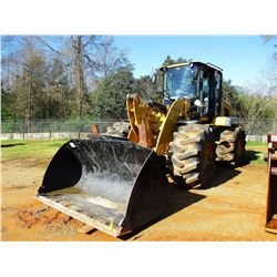 2014 CAT 938K WHEEL LOADER, VIN/SN:SWL02888 - BUCKET, WICKER FORKS, CAB, A/C, 28L-26 TIRES, METER RE