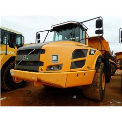 2012 VOLVO A40F ARTICULATED DUMP, VIN/SN:11802 - CAB, A/C, 29.5R25 TIRES, METER READING 14,699 HOURS