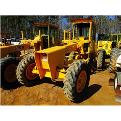 JOHN DEERE 570A MOTOR GRADER, VIN/SN:08243T - 12' MOLDBOARD, CAB, 13.00-24 TIRES, METER READING 0707