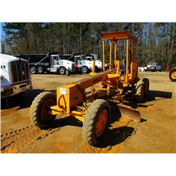 ALLIS CHALMERS 65 MOTOR GRADER, VIN/SN:24A00714 - 10' MOLDBOARD, CANOPY, 8.25-20 TIRES, METER READIN