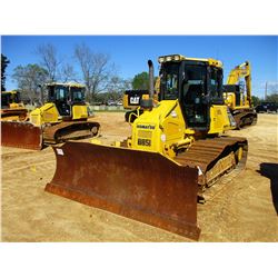 2014 KOMATSU D51PXI-22 CRAWLER TRACTOR, VIN/SN:B13721 - 6 WAY BLADE, CAB, A/C, METER READING 7,553 H