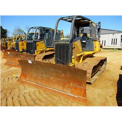 2006 JOHN DEERE 700J LGP CRAWLER TRACTOR; VIN/SN:125565 - 6 WAY BLADE, CANOPY, SWEEPS, SCREEN, METER