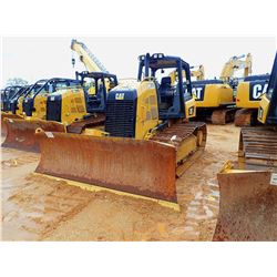 2016 CAT D5K2 LGP CRAWLER TRACTOR, VIN/SN:KY202198 - 6 WAY BLADE, CANOPY, METER READING 1,536 HOURS