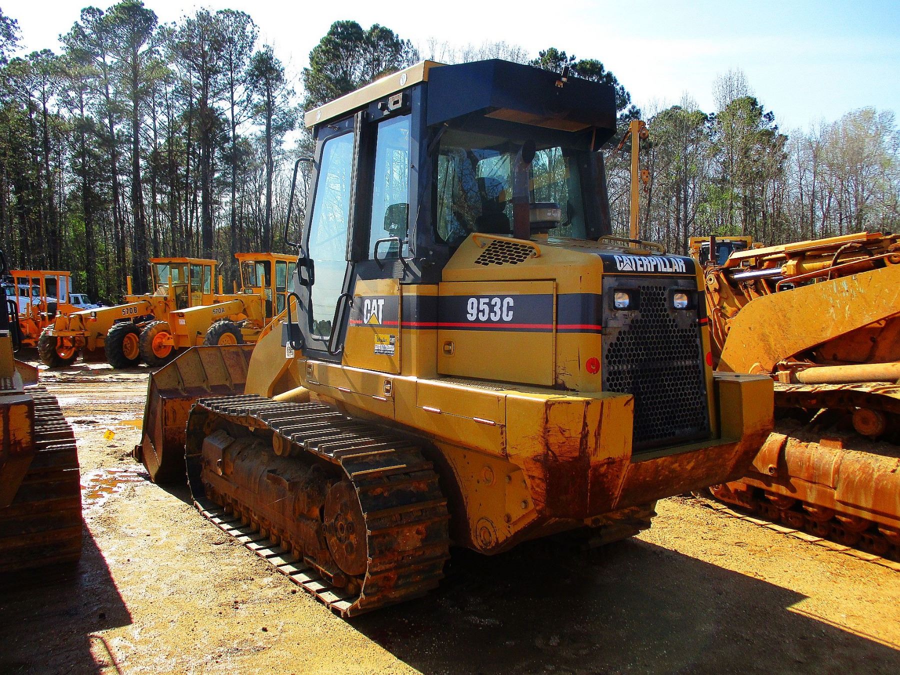 2005 CAT 953C CRAWLER LOADER, VIN/SN:BBX01023 - BUCKET, CAB, A/C, METER ...