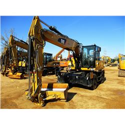 2016 CAT M315D WHEELED EXCAVATOR, VIN/SN:K5E00759 - 8'-6" STICK, 2 PIECE BOOM, 80" BUCKET, OUTRIGGER